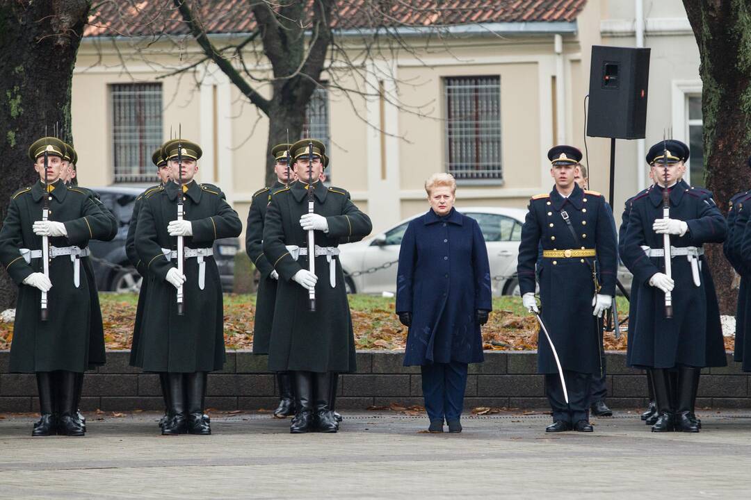 Garbės sargybos kuopos įkūrimo metinių minėjimas