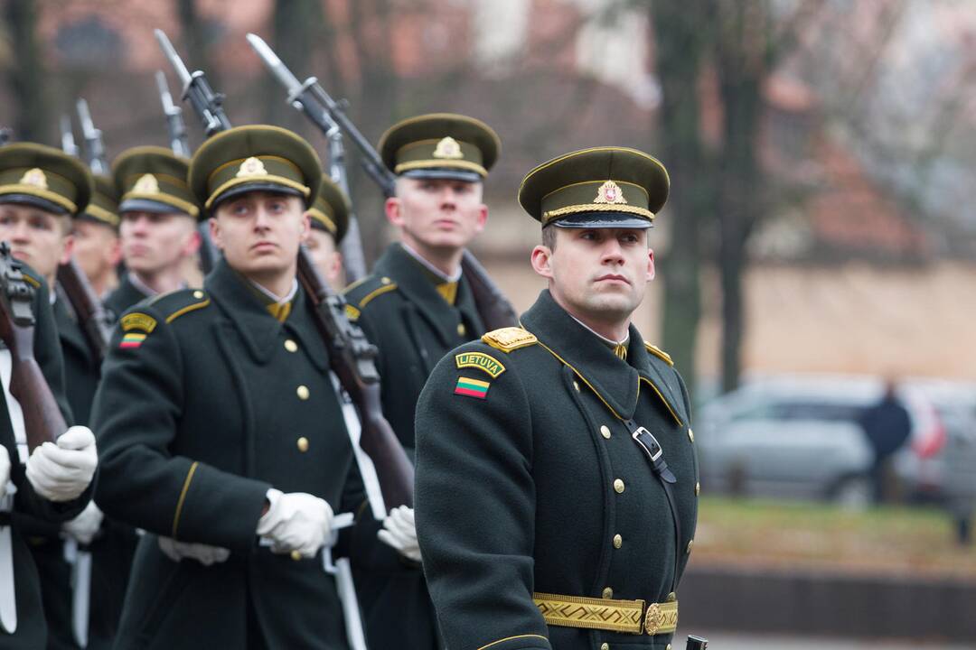 Garbės sargybos kuopos įkūrimo metinių minėjimas