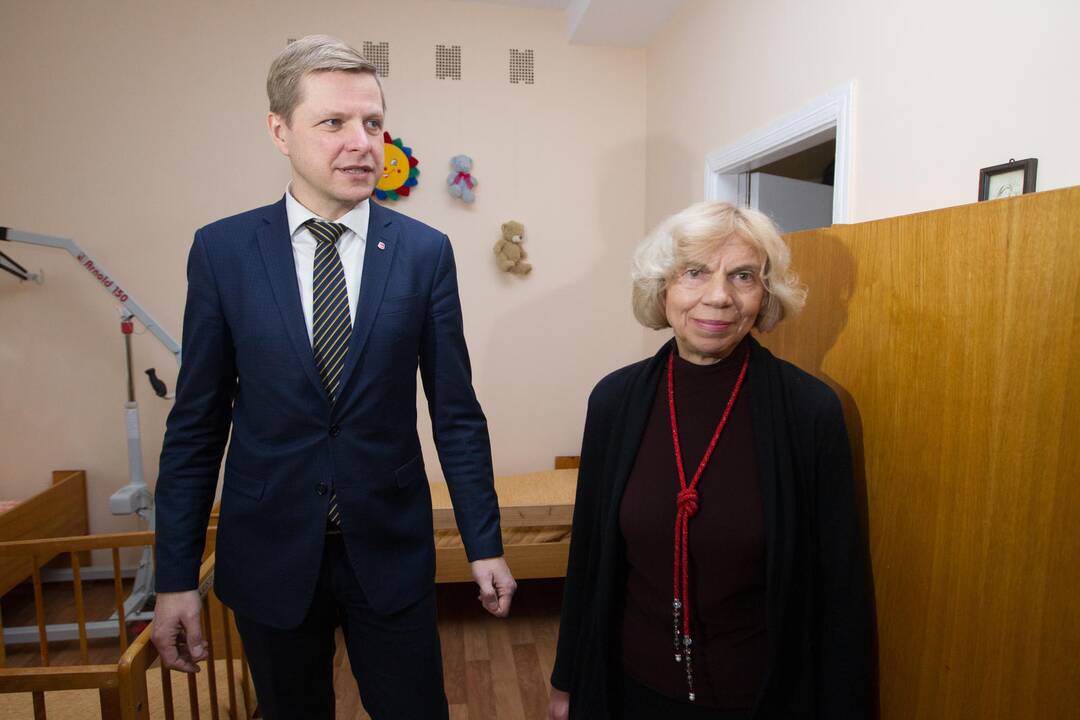 Mero vizitas skandalingai pagarsėjusiame pensione „Aidas“