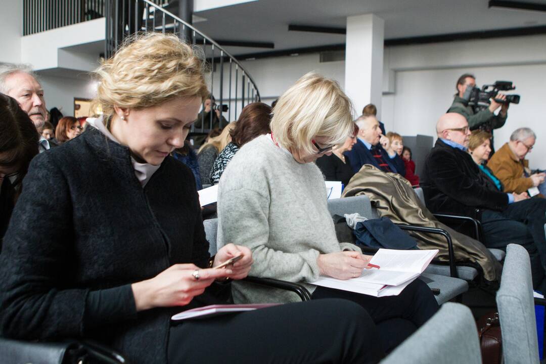 Spaudos konferencija dėl Vilniaus knygų mugės