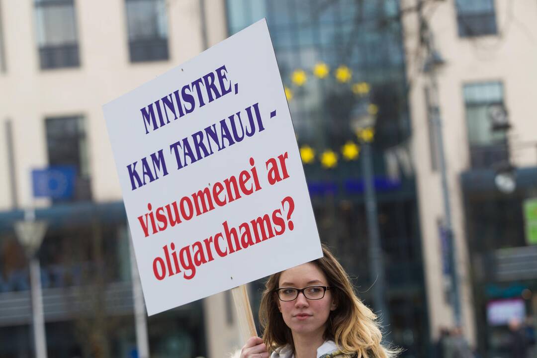 Protestas prieš miškų valdymo reformą