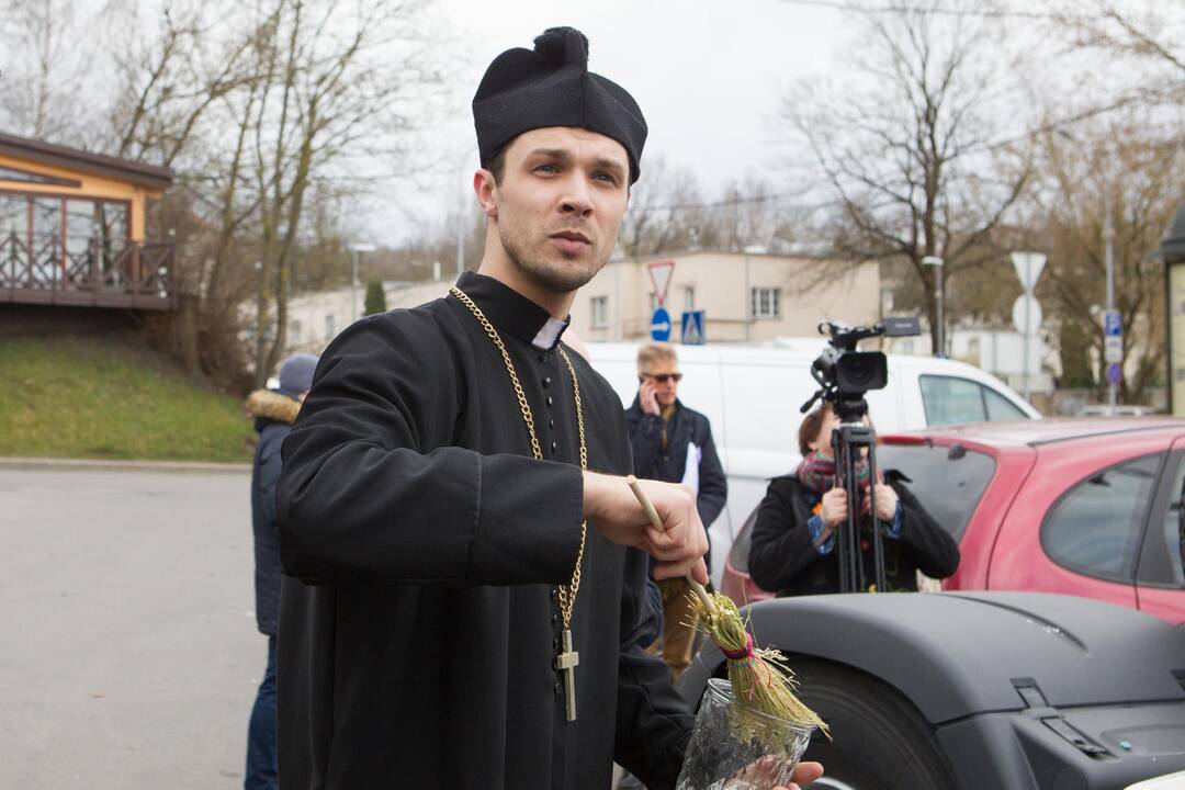 Vežėjai rinkosi į protesto akciją