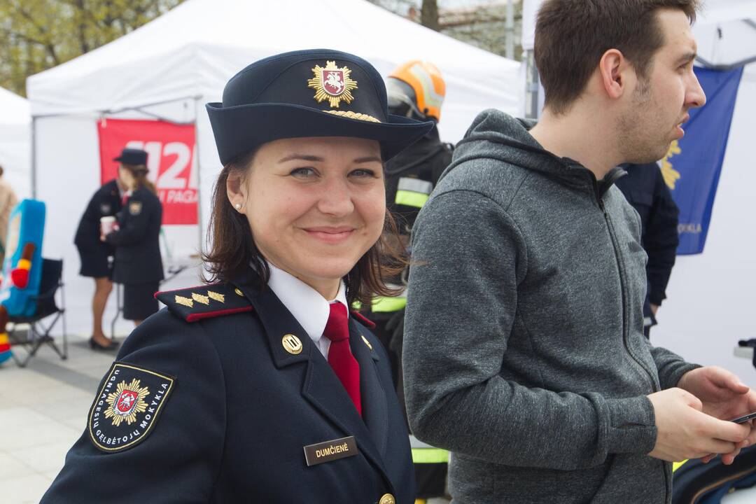 Ugniagesių renginys „Budinti Lietuva“