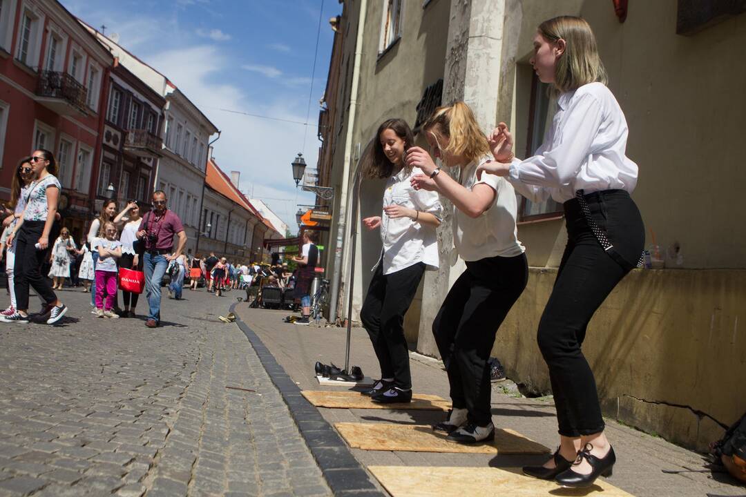 Vilniaus gatvėse aidi muzika