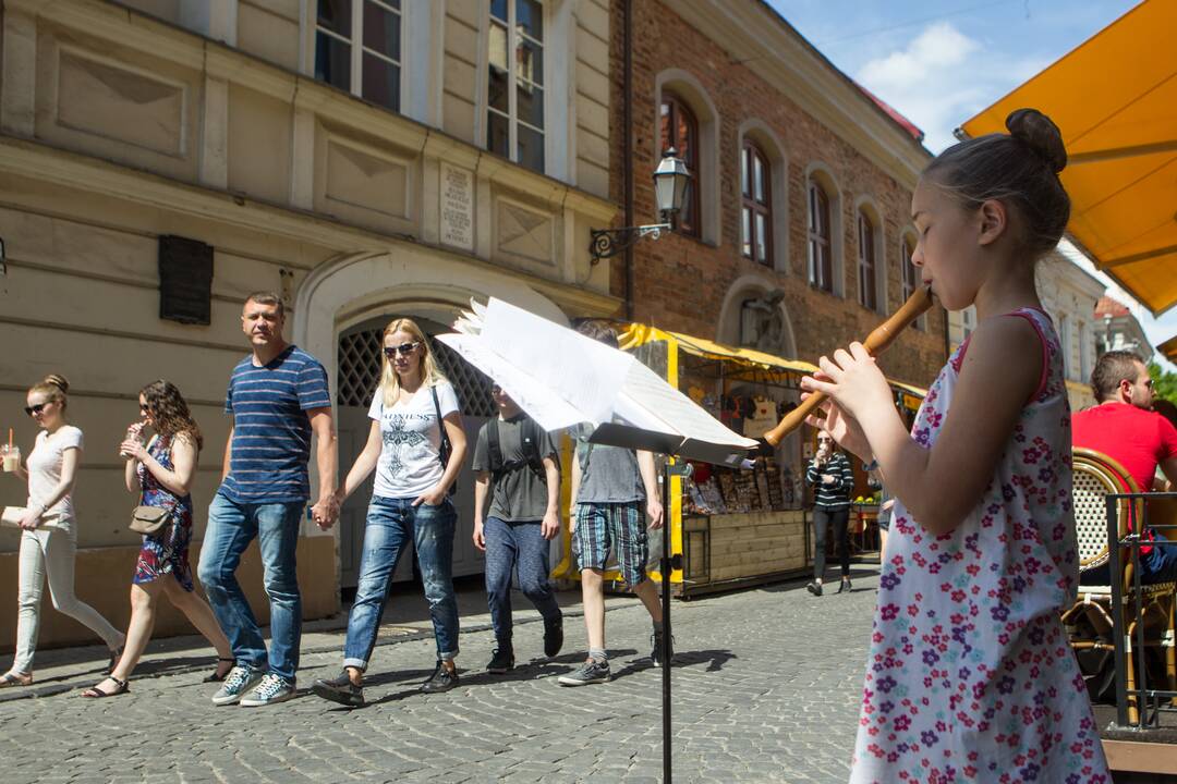 Vilniaus gatvėse aidi muzika