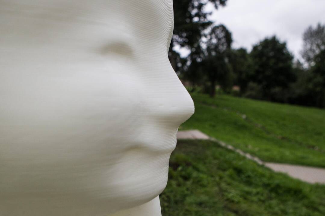 Misionierių sodų parke – šviečiantis angelas