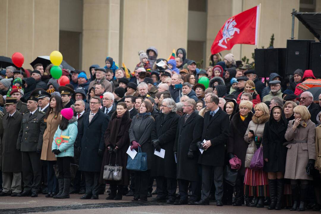 Vėliavų pakėlimo ceremonija Kovo 11-osios proga