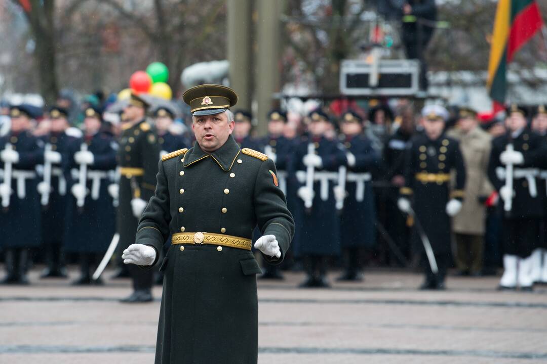 Vėliavų pakėlimo ceremonija Kovo 11-osios proga