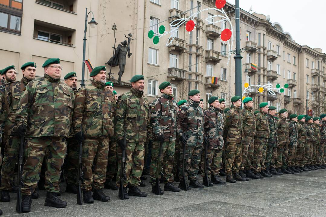 Vėliavų pakėlimo ceremonija Kovo 11-osios proga