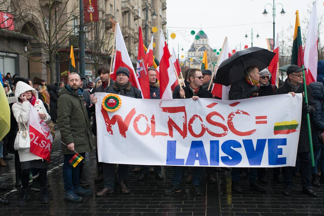 Vėliavų pakėlimo ceremonija Kovo 11-osios proga