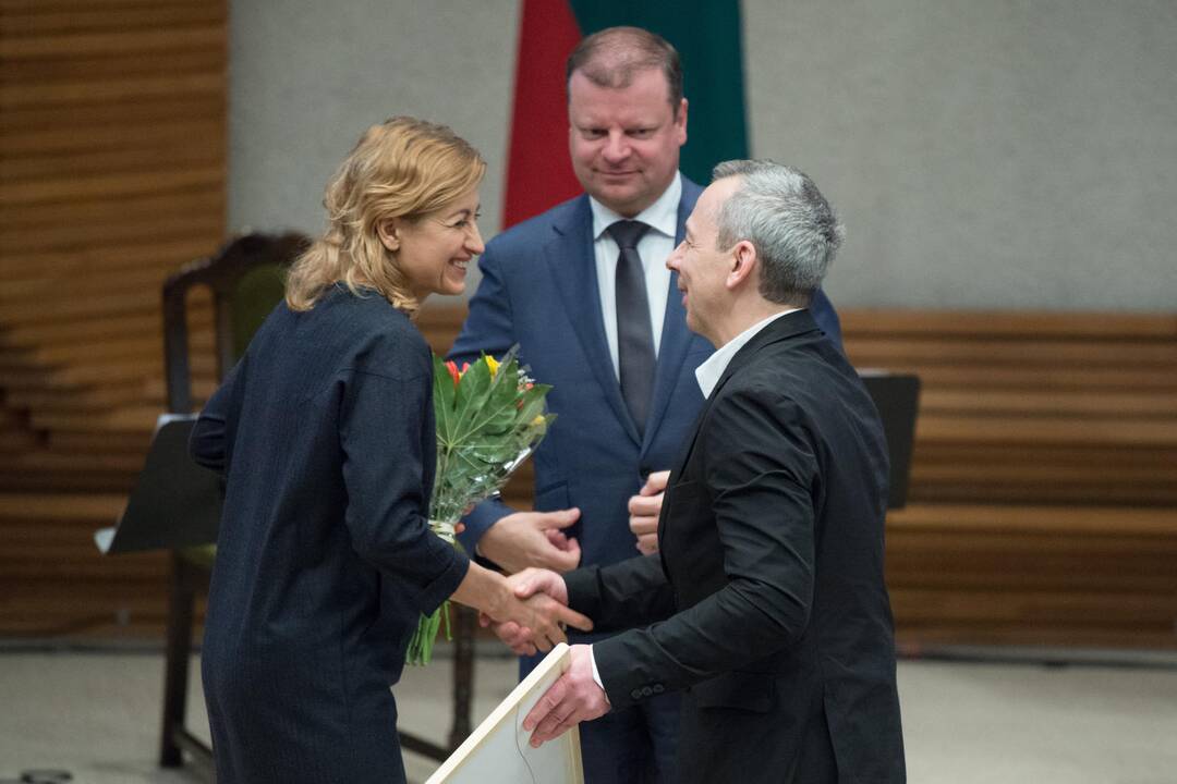 Vyriausybėje įteiktos kultūros ir meno premijos