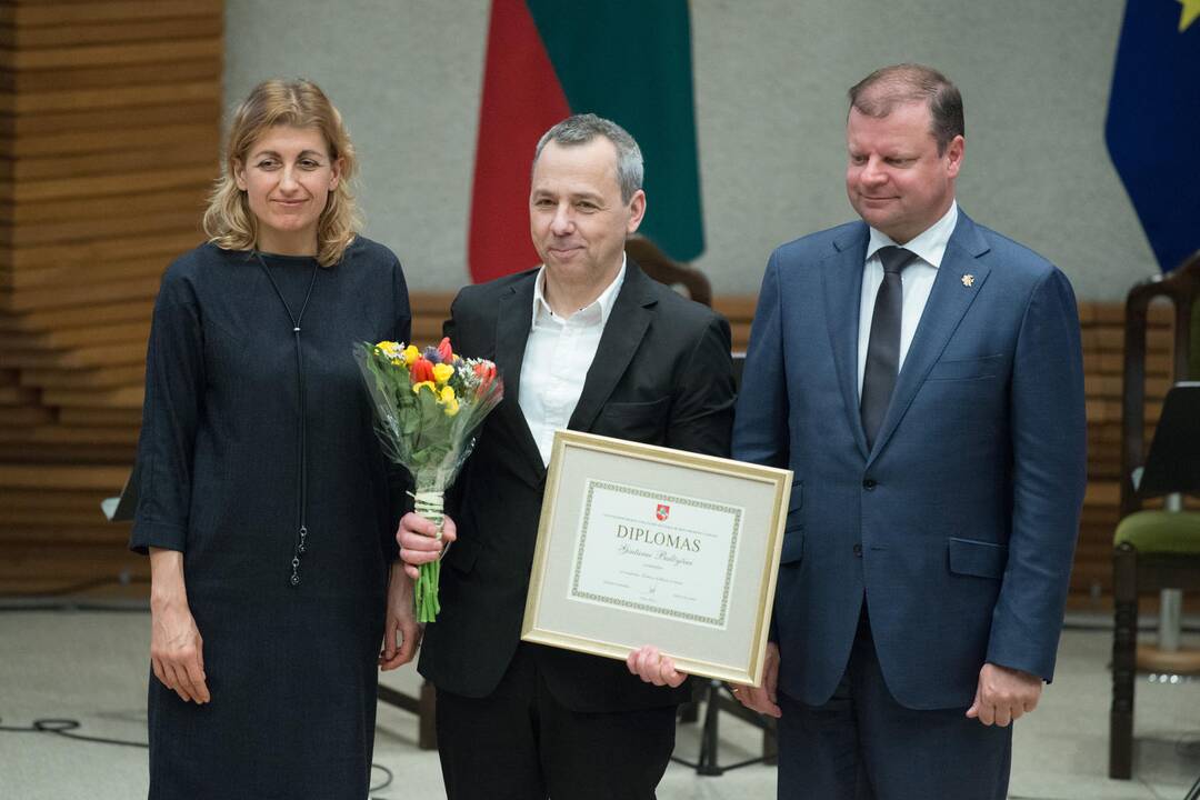 Vyriausybėje įteiktos kultūros ir meno premijos