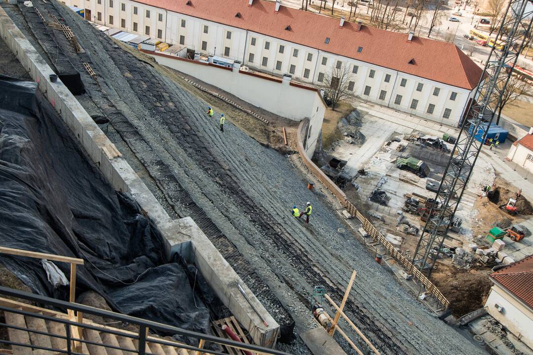 Gedimino kalno būklė išlieka kritinė