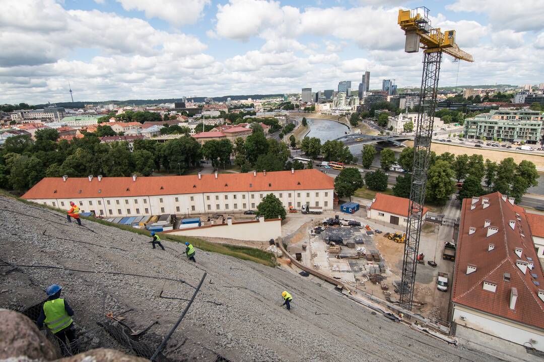 Spaudos konferencija dėl Gedimino kalno tvarkymo