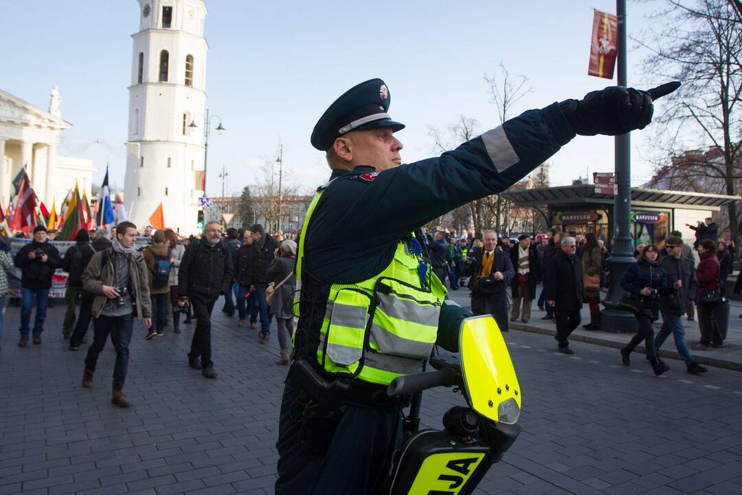 Patriotinės eitynės „Tėvynei“ sostinės Gedimino prospektu