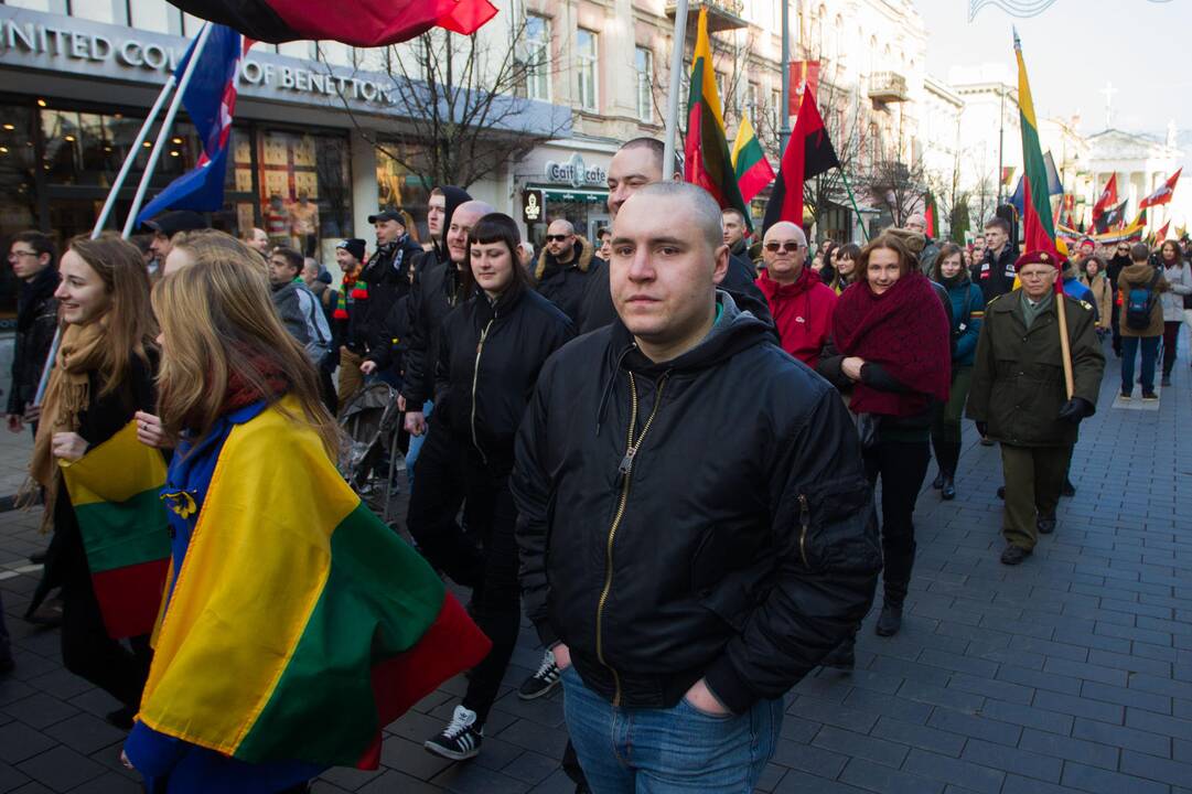 Patriotinės eitynės „Tėvynei“ sostinės Gedimino prospektu