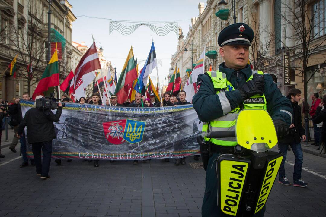 Patriotinės eitynės „Tėvynei“ sostinės Gedimino prospektu