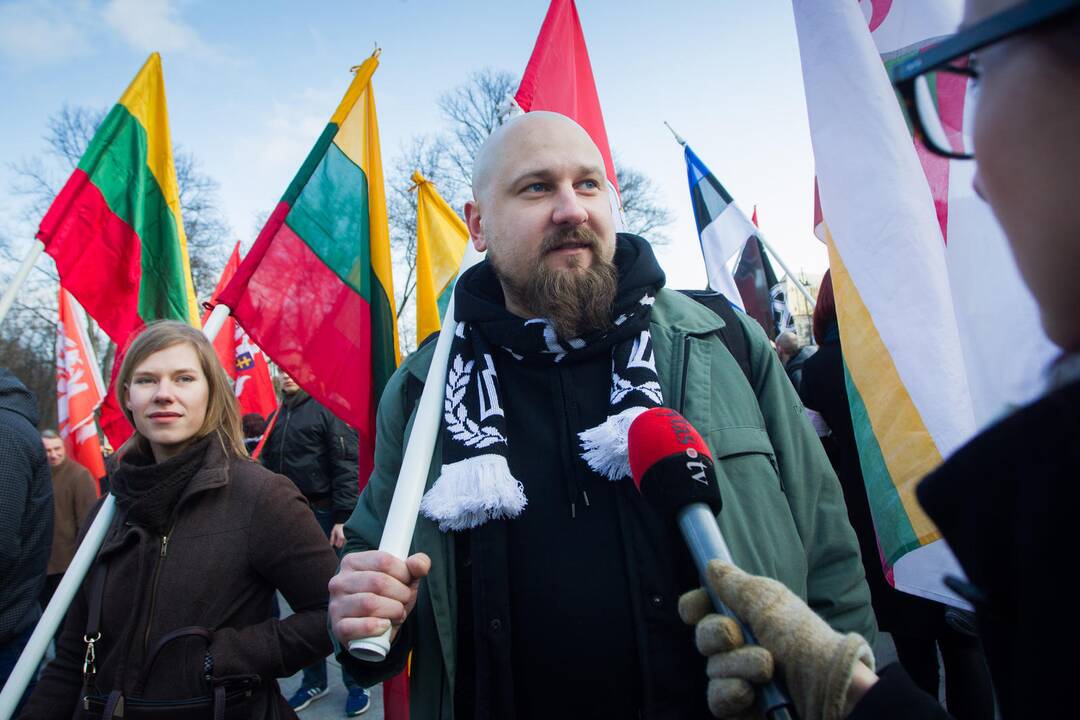 Patriotinės eitynės „Tėvynei“ sostinės Gedimino prospektu