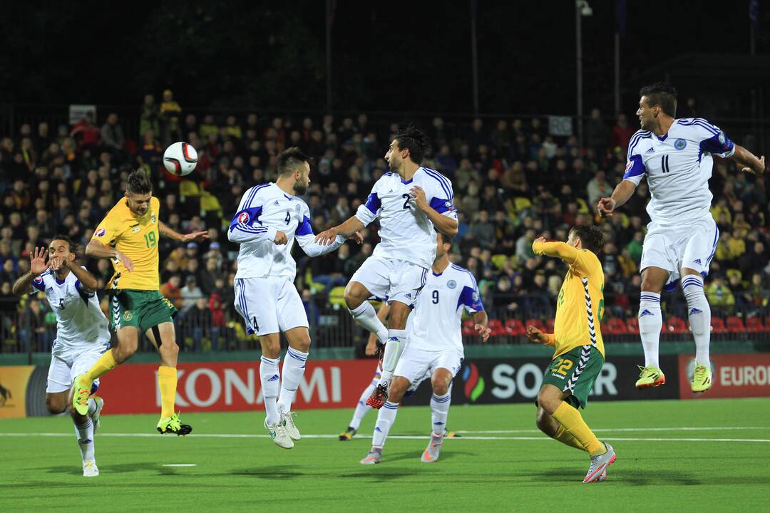 Europos futbolo čempionato atranka: Lietuva - San Marinas 2:1