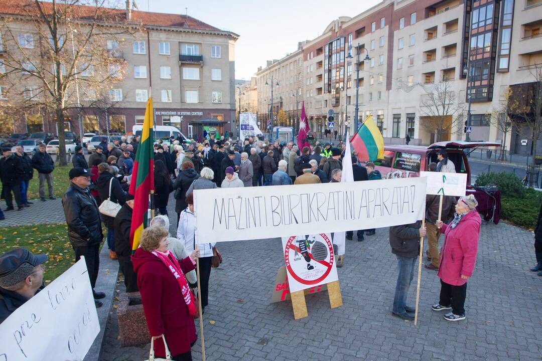 Prie Seimo – ūkininkų protestas