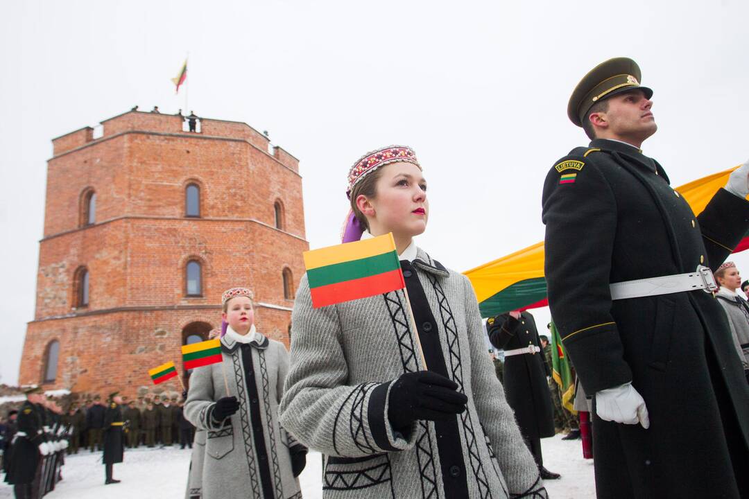 Iškilminga Lietuvos vėliavos pakėlimo ceremonija