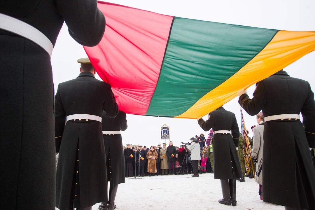 Iškilminga Lietuvos vėliavos pakėlimo ceremonija