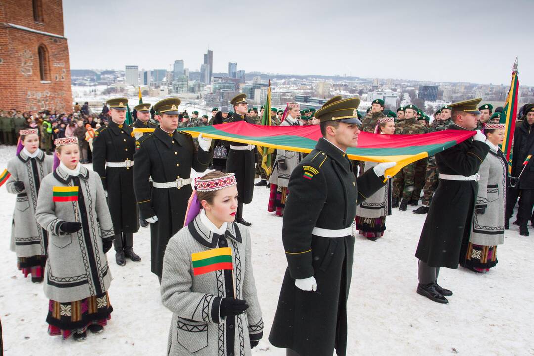 Iškilminga Lietuvos vėliavos pakėlimo ceremonija