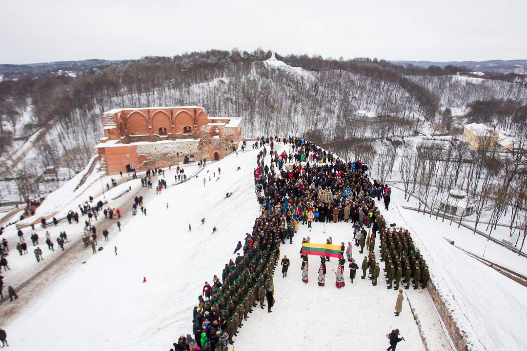 Iškilminga Lietuvos vėliavos pakėlimo ceremonija