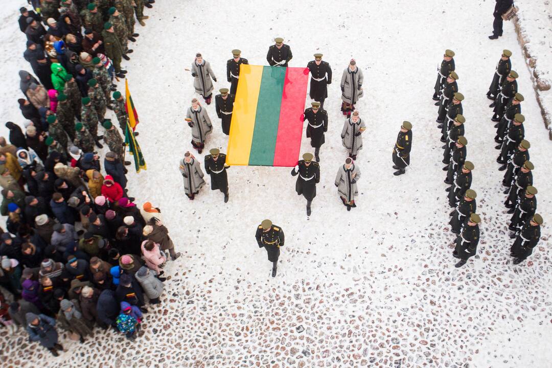 Iškilminga Lietuvos vėliavos pakėlimo ceremonija