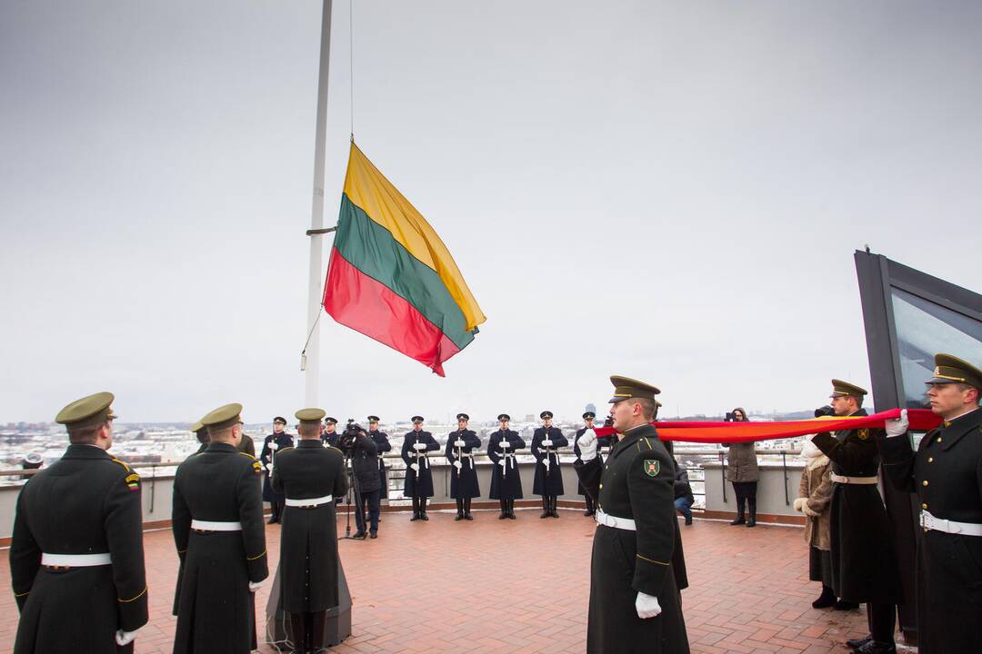 Iškilminga Lietuvos vėliavos pakėlimo ceremonija