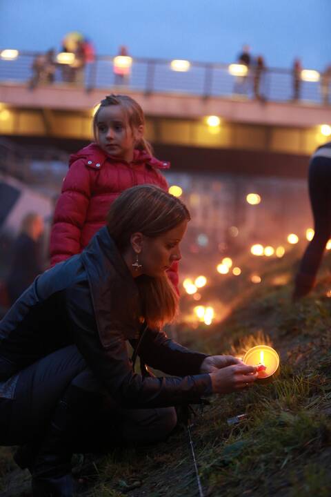 Rudenį sostinė pasitiko liepsnojančiomis Laimos juostomis