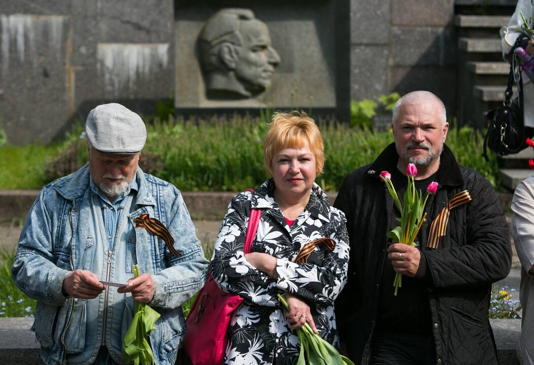 Vilniaus Antakalnio kapinėse tradiciškai paminėta Pergalės diena