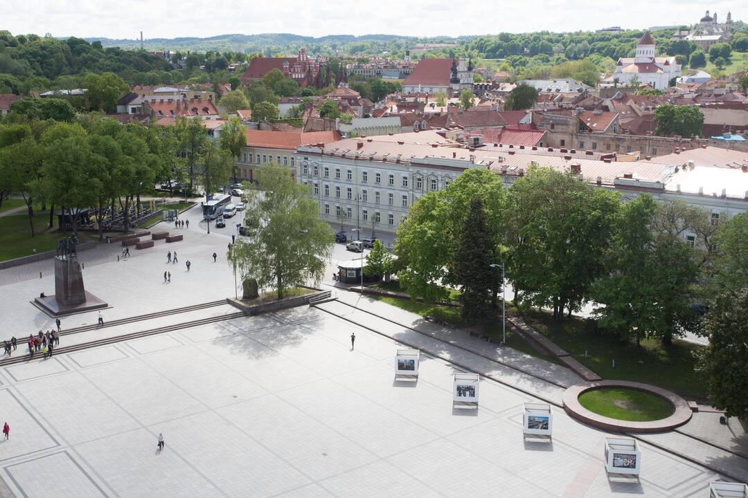 Lankytojams duris atvėrė Vilniaus katedros varpinė