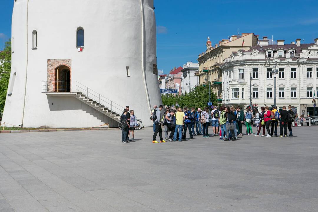 Lankytojams duris atvėrė Vilniaus katedros varpinė