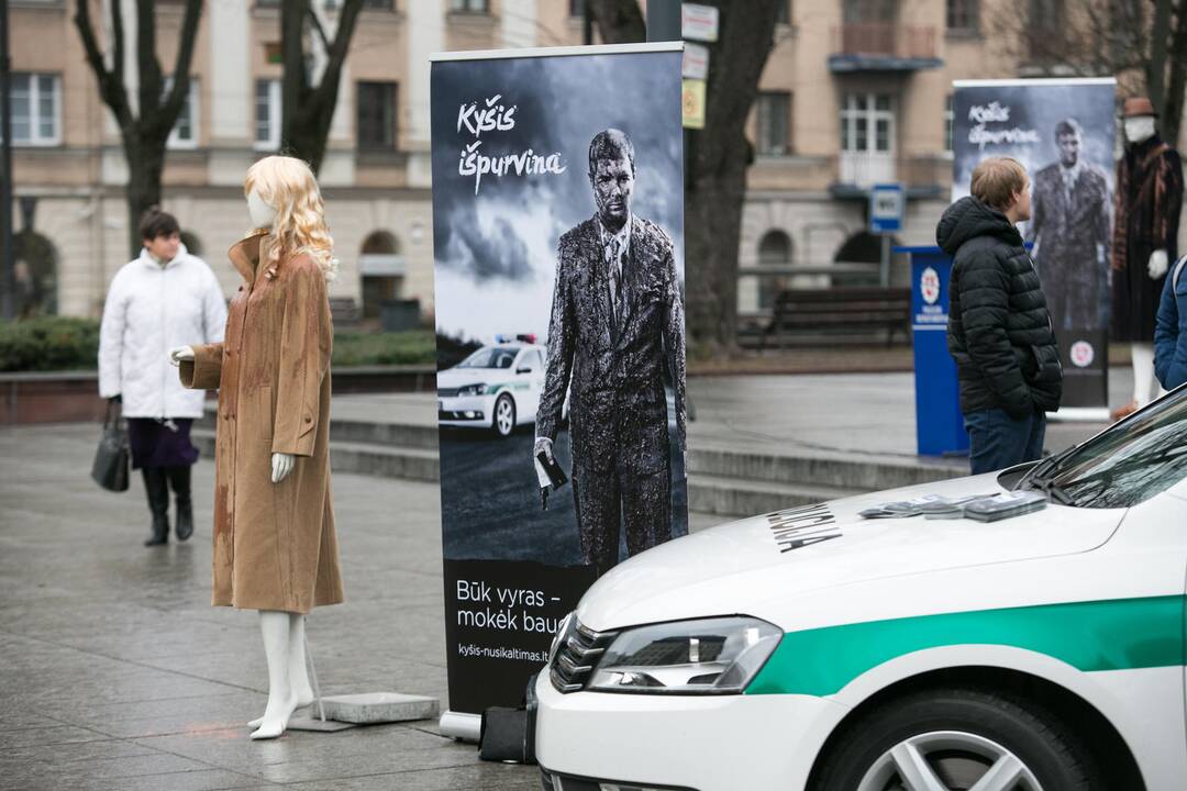 Policijos akcija „Kyšis išpurvina“