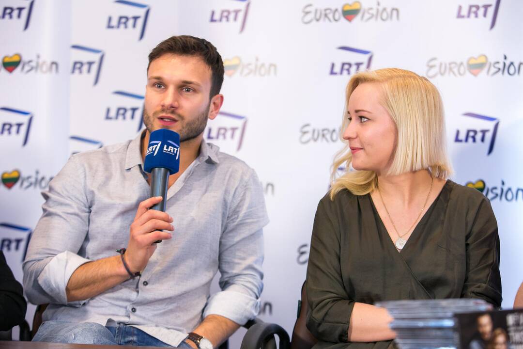 Lietuvos atstovų „Eurovizijoje“ spaudos konferencija