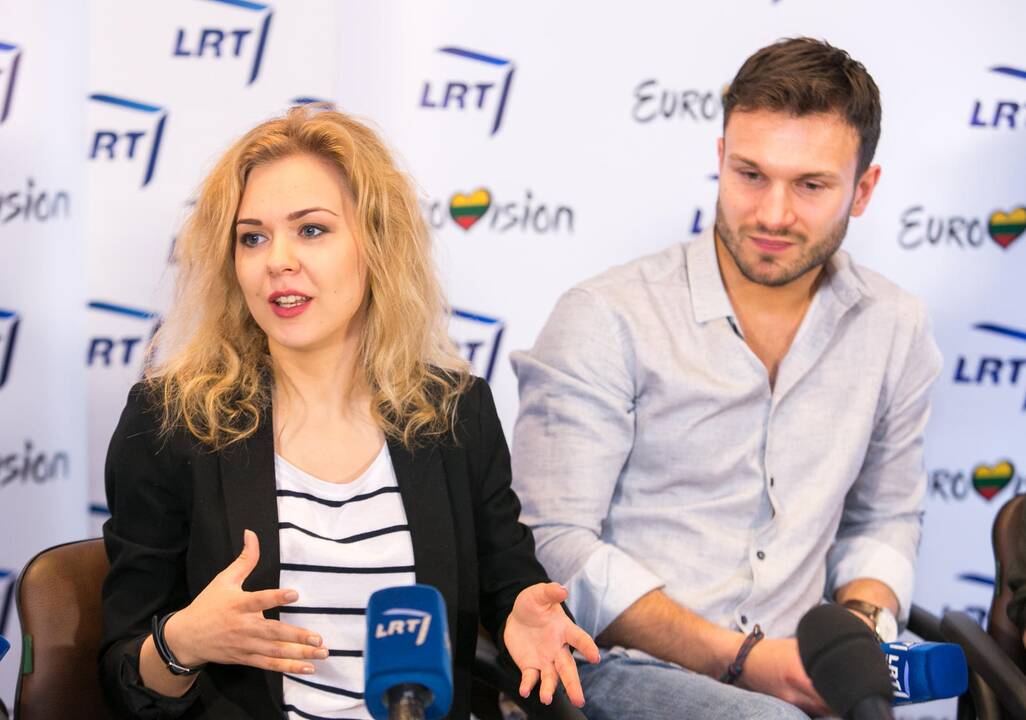 Lietuvos atstovų „Eurovizijoje“ spaudos konferencija