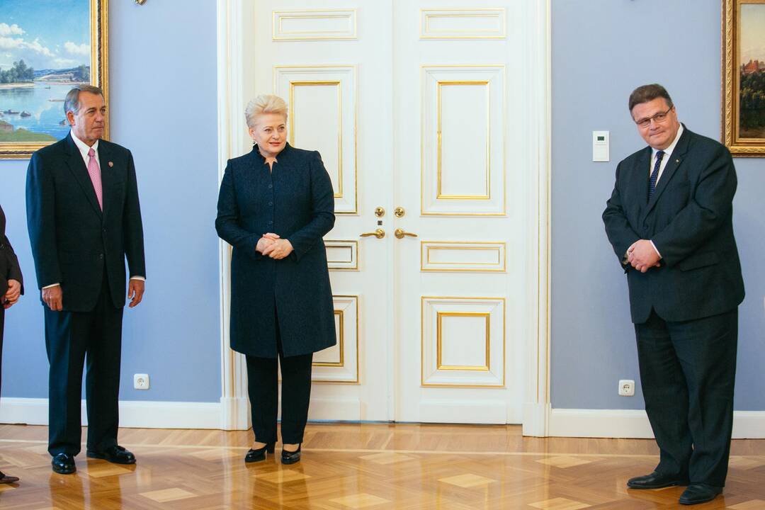 D. Grybauskaitė susitiko su J. Boehneriu