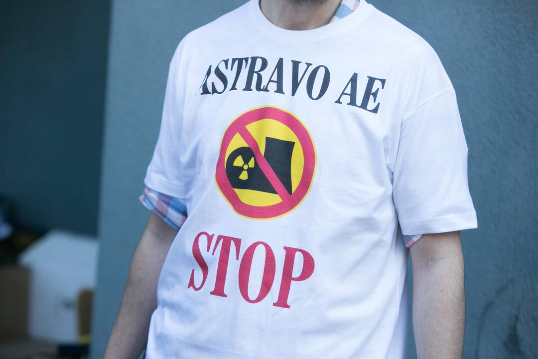 Konservatorių piketas prieš Astravo AE