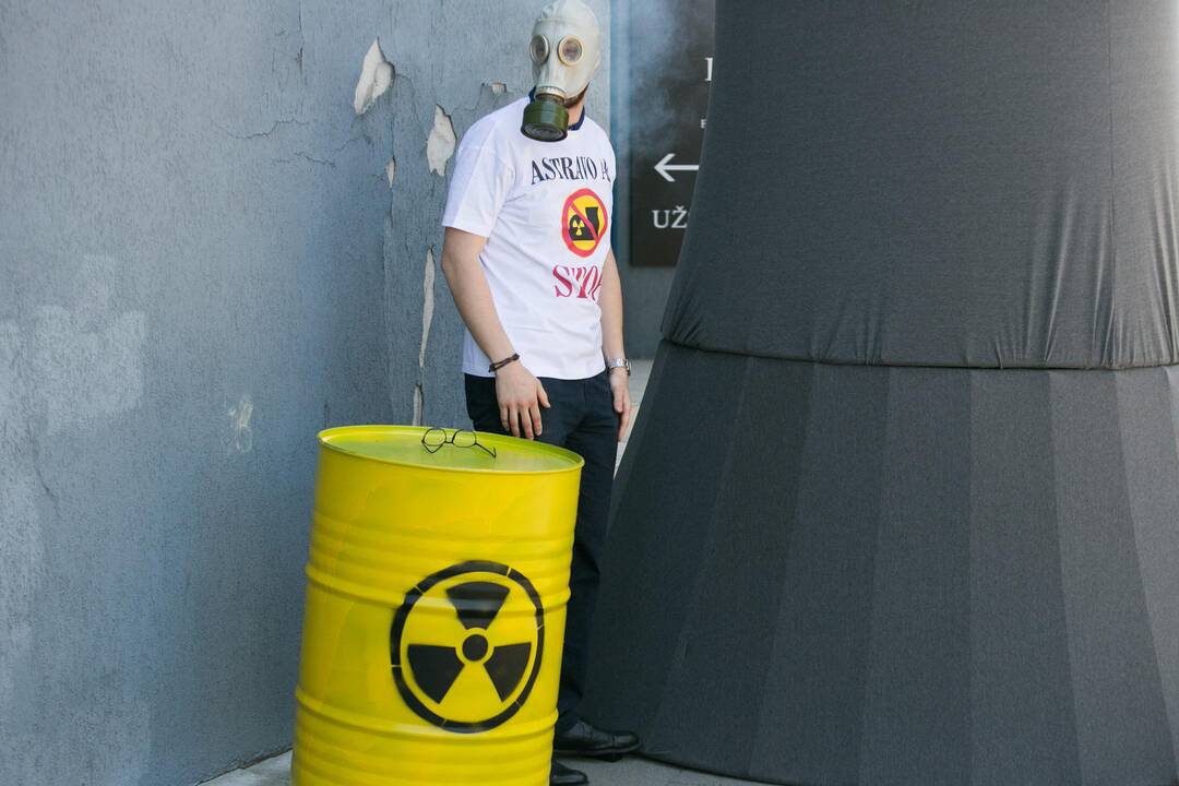 Konservatorių piketas prieš Astravo AE