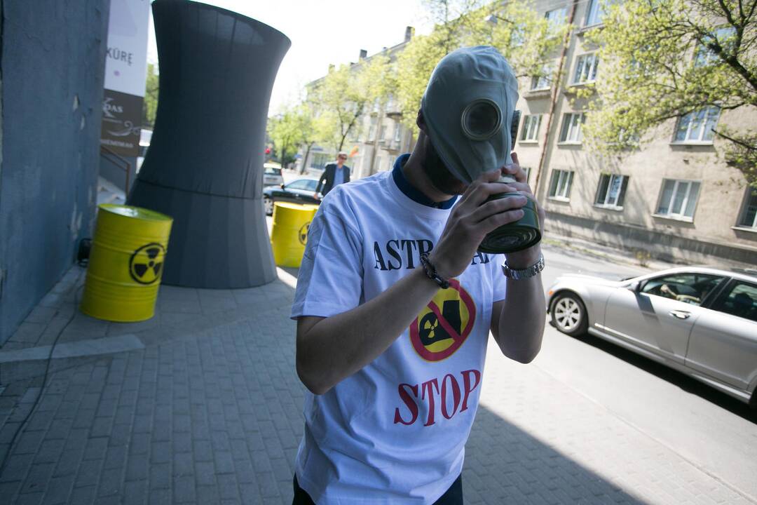 Konservatorių piketas prieš Astravo AE