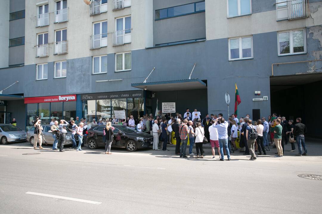 Konservatorių piketas prieš Astravo AE