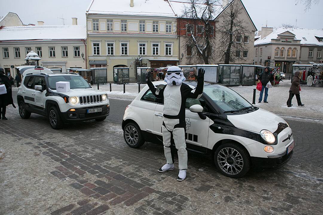 Vilniaus gatvėse blaškėsi „Žvaigždžių karų“ herojai