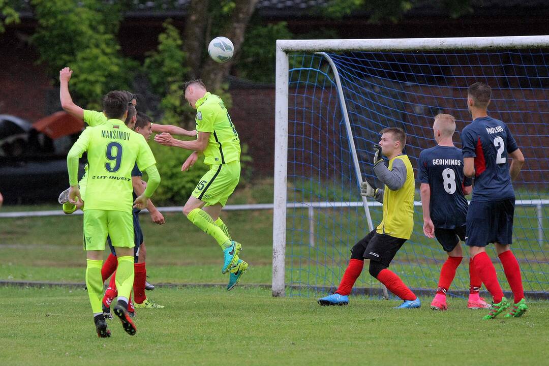 LFF taurė: „Garliava“ – „Trakai“ 0:8