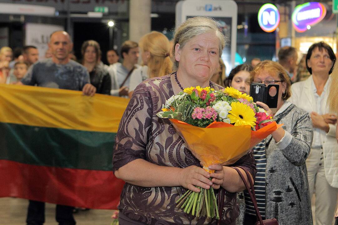 Čempiono A. Gudžiaus sutiktuvės