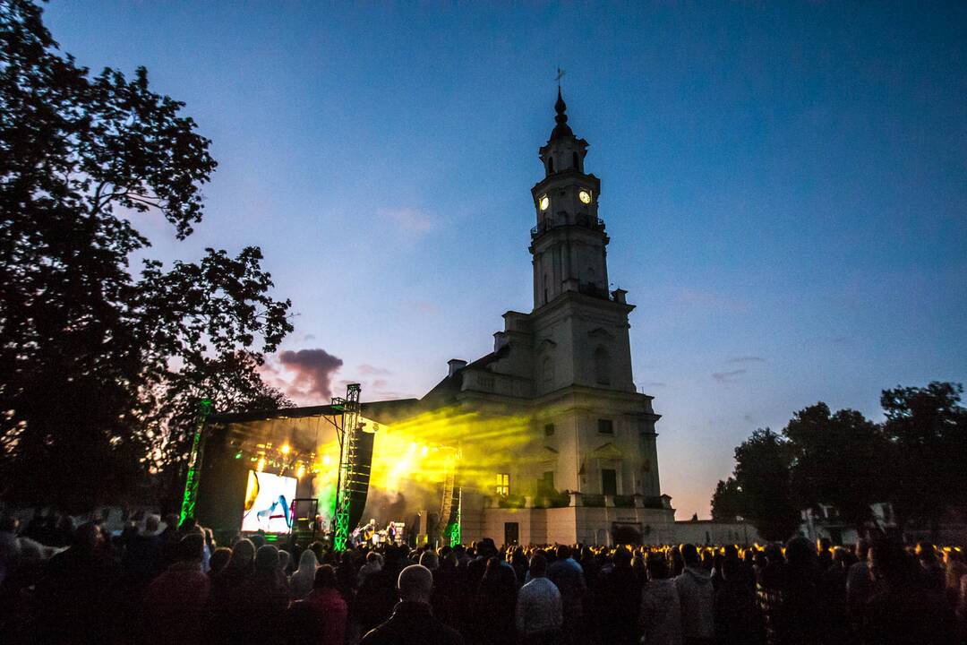 G. Paškevičiaus koncertas Rotušės aikštėje