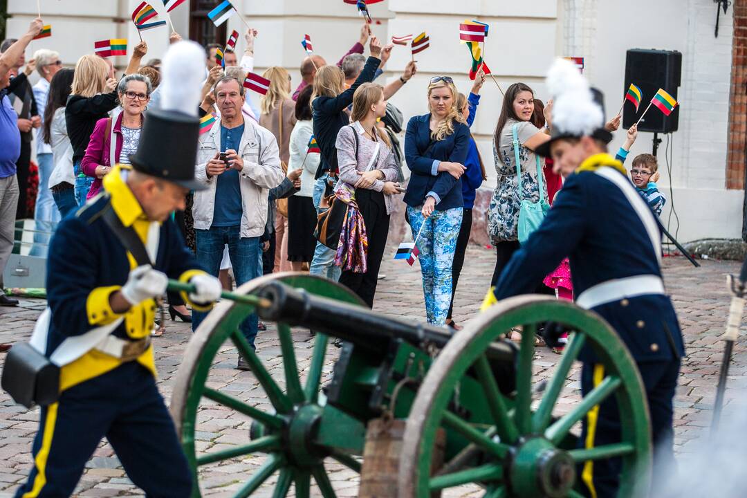 Baltijos kelias atkurtas Kauno širdyje