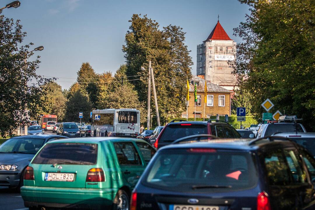 Spūstys uždarius A. Baranausko g.