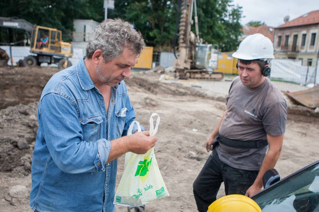 Archeologai Kauno senamiestyje