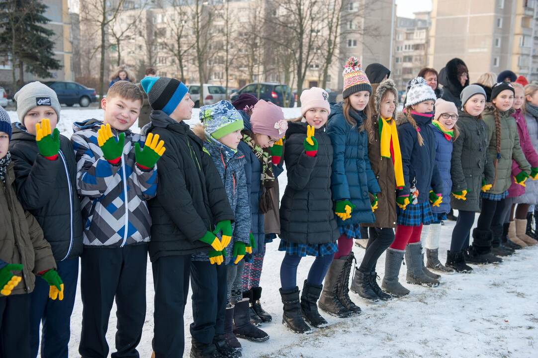 Gimnazistų sveikinimai Lietuvai